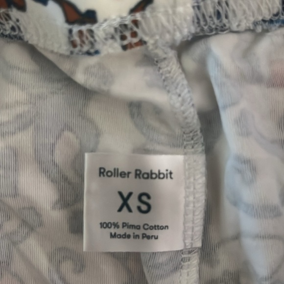 ROLLER RABBIT Dallas Texas monkey pajamas XS - Picture 6 of 6